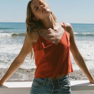 NWOT Doen Effie Cami - Redbud